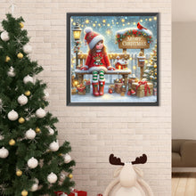 Load image into Gallery viewer, Diamond Painting - Full Round - Christmas girl (40*40CM)
