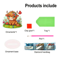 Load image into Gallery viewer, Acrylic Animals Desktop Diamond Art Kits 5D DIY Diamond Art Tabletop Decorations
