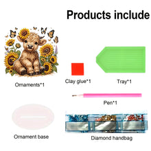 Load image into Gallery viewer, Acrylic Animals Desktop Diamond Art Kits 5D DIY Diamond Art Tabletop Decorations

