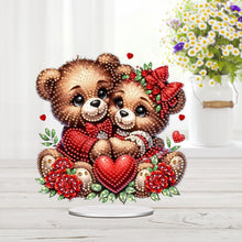 Load image into Gallery viewer, Acrylic Animals Desktop Diamond Art Kits 5D DIY Diamond Art Tabletop Decorations
