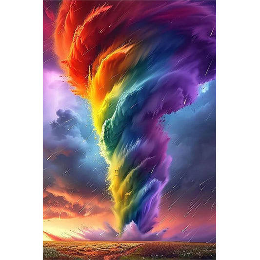 Diamond Painting - Full Round - Colorful tornado (40*60CM)