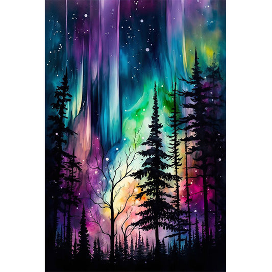 Diamond Painting - Full Round - Colorful aurora (40*60CM)