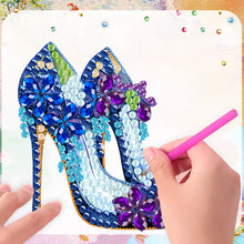 Load image into Gallery viewer, 6Pcs Acrylic High Heel Fridge Stickers Diamond Painting Magnets Decals
