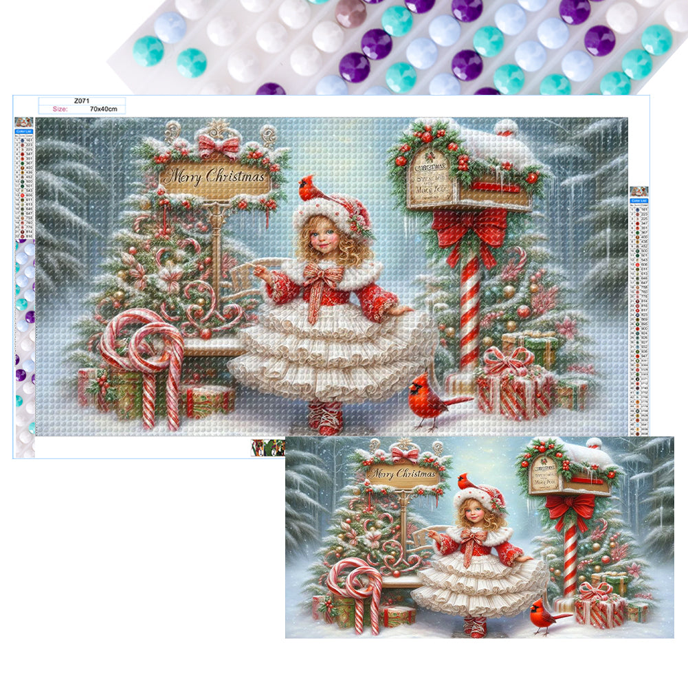 Diamond Painting - Full Round - Merry Christmas (70*40CM)