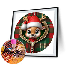 Load image into Gallery viewer, Diamond Painting - Full Round - Christmas elk (30*30CM)

