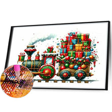 Load image into Gallery viewer, Diamond Painting - Full Square - Christmas gift train (40*30CM)
