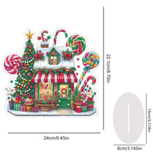 Load image into Gallery viewer, Acrylic Special Shaped Christmas Diamond Painting Desktop Decorations for Adults
