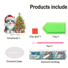 Load image into Gallery viewer, Acrylic Special Shaped Christmas Diamond Painting Desktop Decorations for Adults
