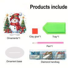 Load image into Gallery viewer, Acrylic Special Shaped Christmas Diamond Painting Desktop Decorations for Adults
