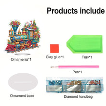 Load image into Gallery viewer, Acrylic Special Shaped Christmas Diamond Painting Desktop Decorations for Adults
