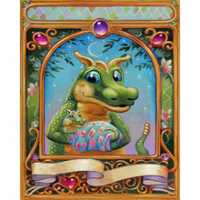 Load image into Gallery viewer, AB Diamond Painting - Full Round - Green dragon mother and child (40*50CM)
