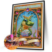 Load image into Gallery viewer, AB Diamond Painting - Full Round - Green dragon mother and child (40*50CM)
