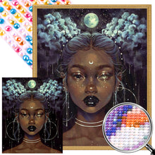 Load image into Gallery viewer, AB Diamond Painting - Full Round - Moonlight girl (40*50CM)
