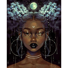 Load image into Gallery viewer, AB Diamond Painting - Full Round - Moonlight girl (40*50CM)
