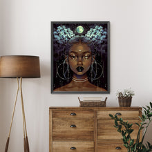 Load image into Gallery viewer, AB Diamond Painting - Full Round - Moonlight girl (40*50CM)
