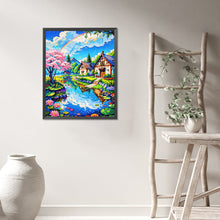 Load image into Gallery viewer, AB Diamond Painting - Full Round - Town by the stream (40*50CM)
