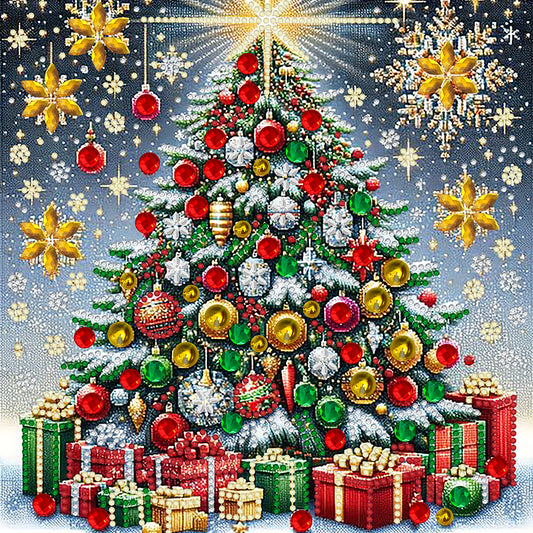 Diamond Painting - Partial Special Shaped - Celebrate Christmas (30*30CM)