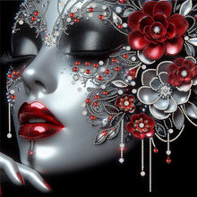 Load image into Gallery viewer, 4pcs Partial Special Diamond Painting Set - Elegant lady (40*40CM)
