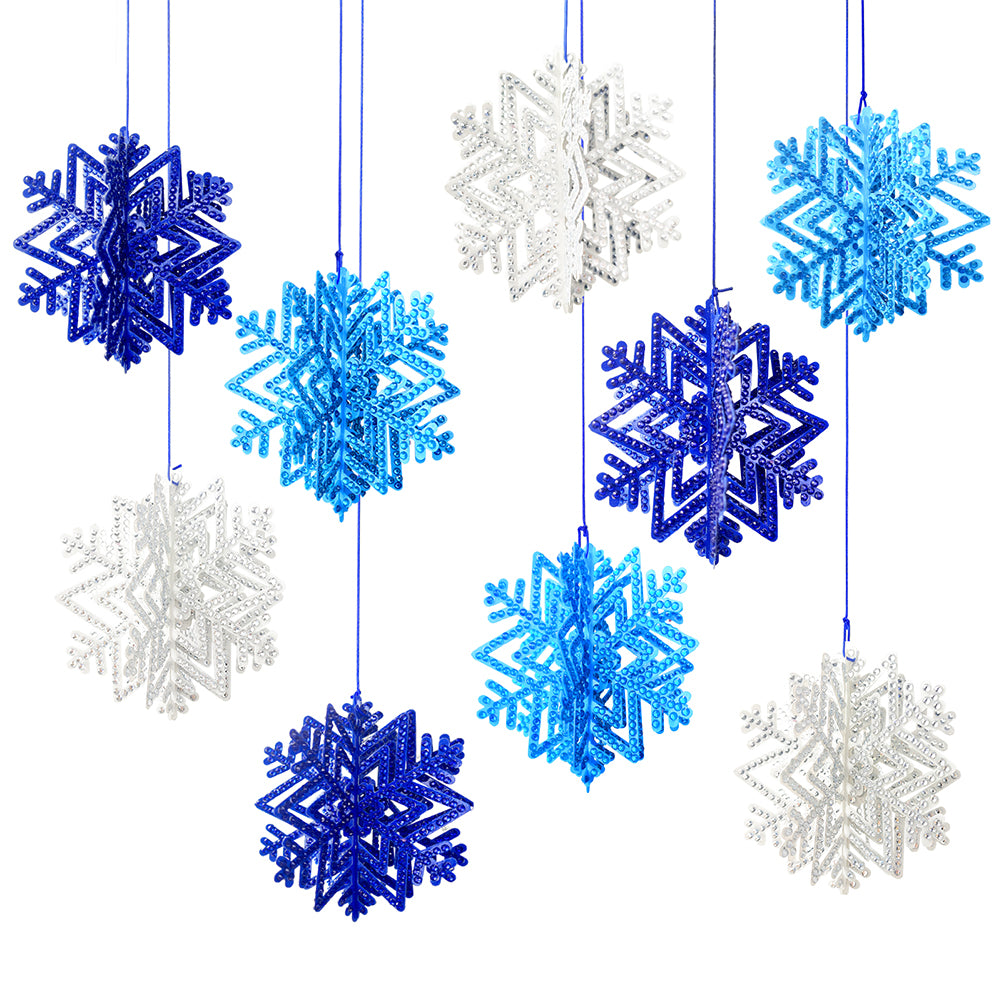 PET Special Shaped Snowflake 5D DIY Diamond Art Hanging Decorations for Beginner
