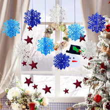Load image into Gallery viewer, PET Special Shaped Snowflake 5D DIY Diamond Art Hanging Decorations for Beginner
