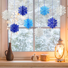Load image into Gallery viewer, PET Special Shaped Snowflake 5D DIY Diamond Art Hanging Decorations for Beginner
