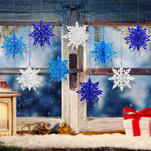 Load image into Gallery viewer, PET Special Shaped Snowflake 5D DIY Diamond Art Hanging Decorations for Beginner
