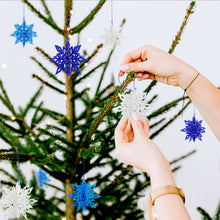 Load image into Gallery viewer, PET Special Shaped Snowflake 5D DIY Diamond Art Hanging Decorations for Beginner
