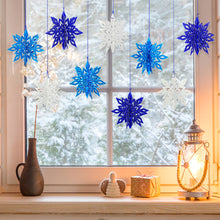 Load image into Gallery viewer, PET Special Shaped Snowflake 5D DIY Diamond Art Hanging Decorations for Beginner
