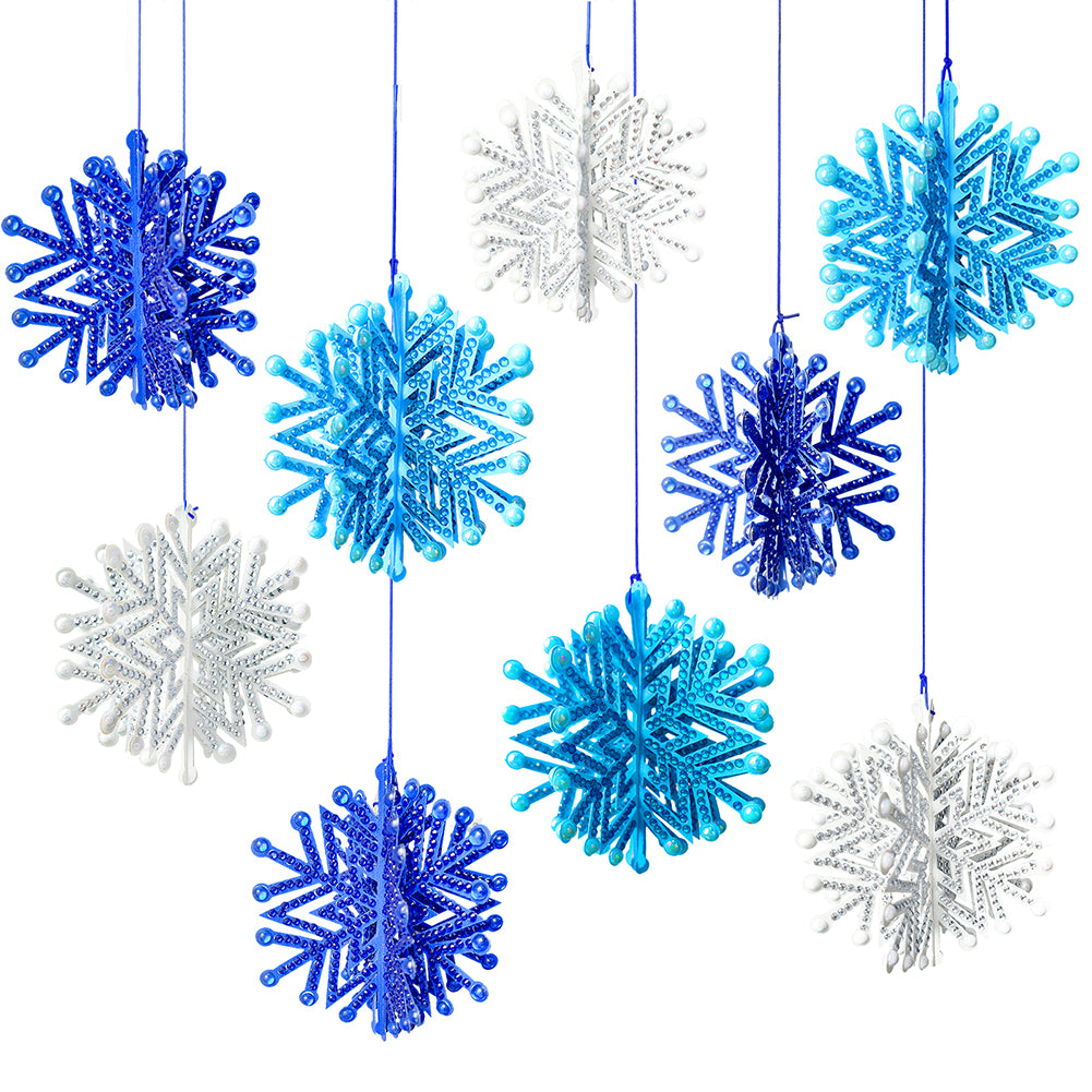 PET Special Shaped Snowflake 5D DIY Diamond Art Hanging Decorations for Beginner