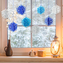 Load image into Gallery viewer, PET Special Shaped Snowflake 5D DIY Diamond Art Hanging Decorations for Beginner
