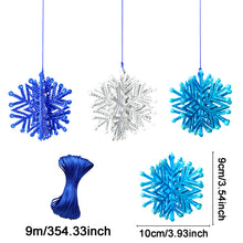Load image into Gallery viewer, PET Special Shaped Snowflake 5D DIY Diamond Art Hanging Decorations for Beginner
