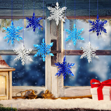Load image into Gallery viewer, PET Special Shaped Snowflake 5D DIY Diamond Art Hanging Decorations for Beginner
