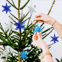 Load image into Gallery viewer, PET Special Shaped Snowflake 5D DIY Diamond Art Hanging Decorations for Beginner

