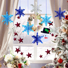 Load image into Gallery viewer, PET Special Shaped Snowflake 5D DIY Diamond Art Hanging Decorations for Beginner
