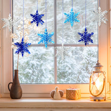 Load image into Gallery viewer, PET Special Shaped Snowflake 5D DIY Diamond Art Hanging Decorations for Beginner
