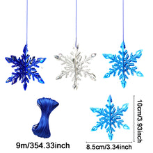 Load image into Gallery viewer, PET Special Shaped Snowflake 5D DIY Diamond Art Hanging Decorations for Beginner
