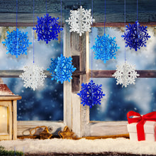 Load image into Gallery viewer, PET Special Shaped Snowflake 5D DIY Diamond Art Hanging Decorations for Beginner
