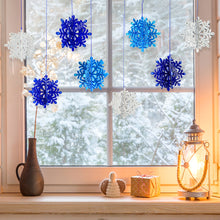 Load image into Gallery viewer, PET Special Shaped Snowflake 5D DIY Diamond Art Hanging Decorations for Beginner
