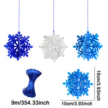 Load image into Gallery viewer, PET Special Shaped Snowflake 5D DIY Diamond Art Hanging Decorations for Beginner
