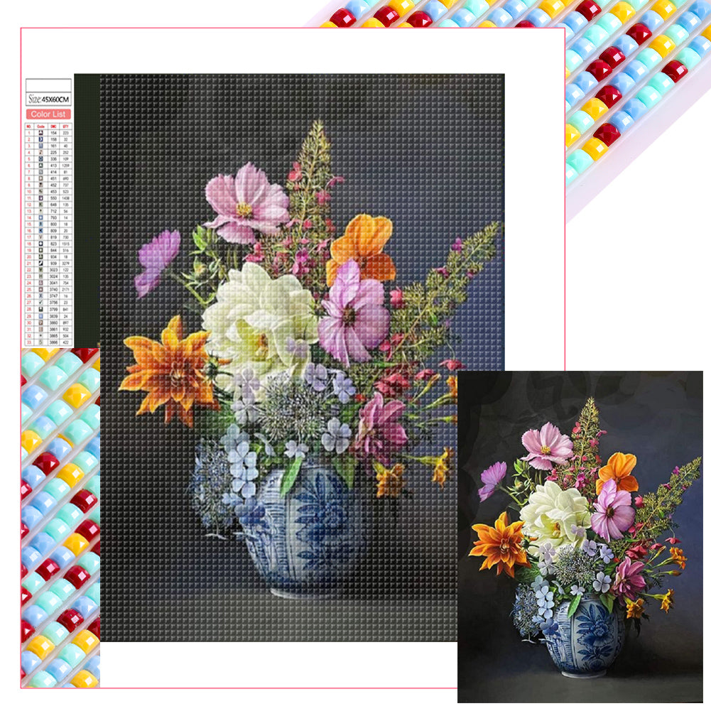 Diamond Painting - Full Square - Flower vase (45*60CM)