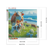 Load image into Gallery viewer, Diamond Painting - Full Round - Cow (40*40CM)

