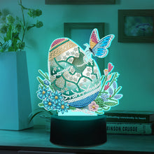 Load image into Gallery viewer, Easter Bunny Eggs DIY Diamonds Painting Table Lamp Diamond Art Light Ornaments
