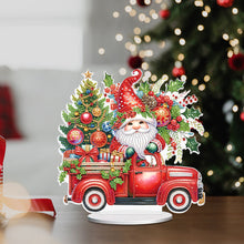 Load image into Gallery viewer, Acrylic Christmas Goblin Truck Rhinestones Desktop Ornaments Bedroom Table Decor
