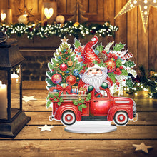 Load image into Gallery viewer, Acrylic Christmas Goblin Truck Rhinestones Desktop Ornaments Bedroom Table Decor

