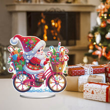 Load image into Gallery viewer, Acrylic Christmas Goblin Truck Rhinestones Desktop Ornaments Bedroom Table Decor
