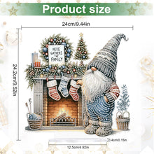 Load image into Gallery viewer, Acrylic Christmas Goblin Truck Rhinestones Desktop Ornaments Bedroom Table Decor
