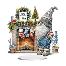Load image into Gallery viewer, Acrylic Christmas Goblin Truck Rhinestones Desktop Ornaments Bedroom Table Decor
