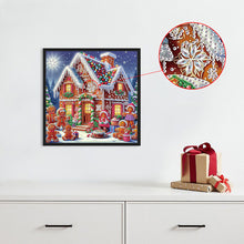 Load image into Gallery viewer, Diamond Painting - Full Round - House with Christmas atmosphere (30*30CM)
