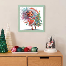 Load image into Gallery viewer, Diamond Painting - Partial Special Shaped - Santa Claus grandmother (30*30CM)
