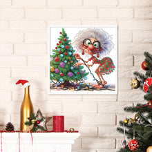 Load image into Gallery viewer, Diamond Painting - Partial Special Shaped - Santa Claus grandmother (30*30CM)
